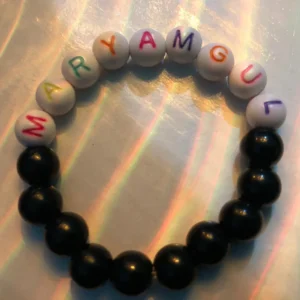 Name beaded bracelet