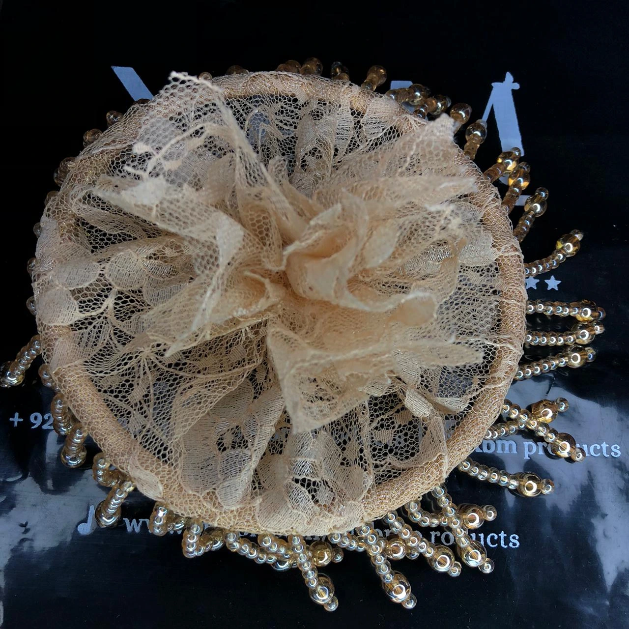 Handmade Net Cover for Jug & Glass