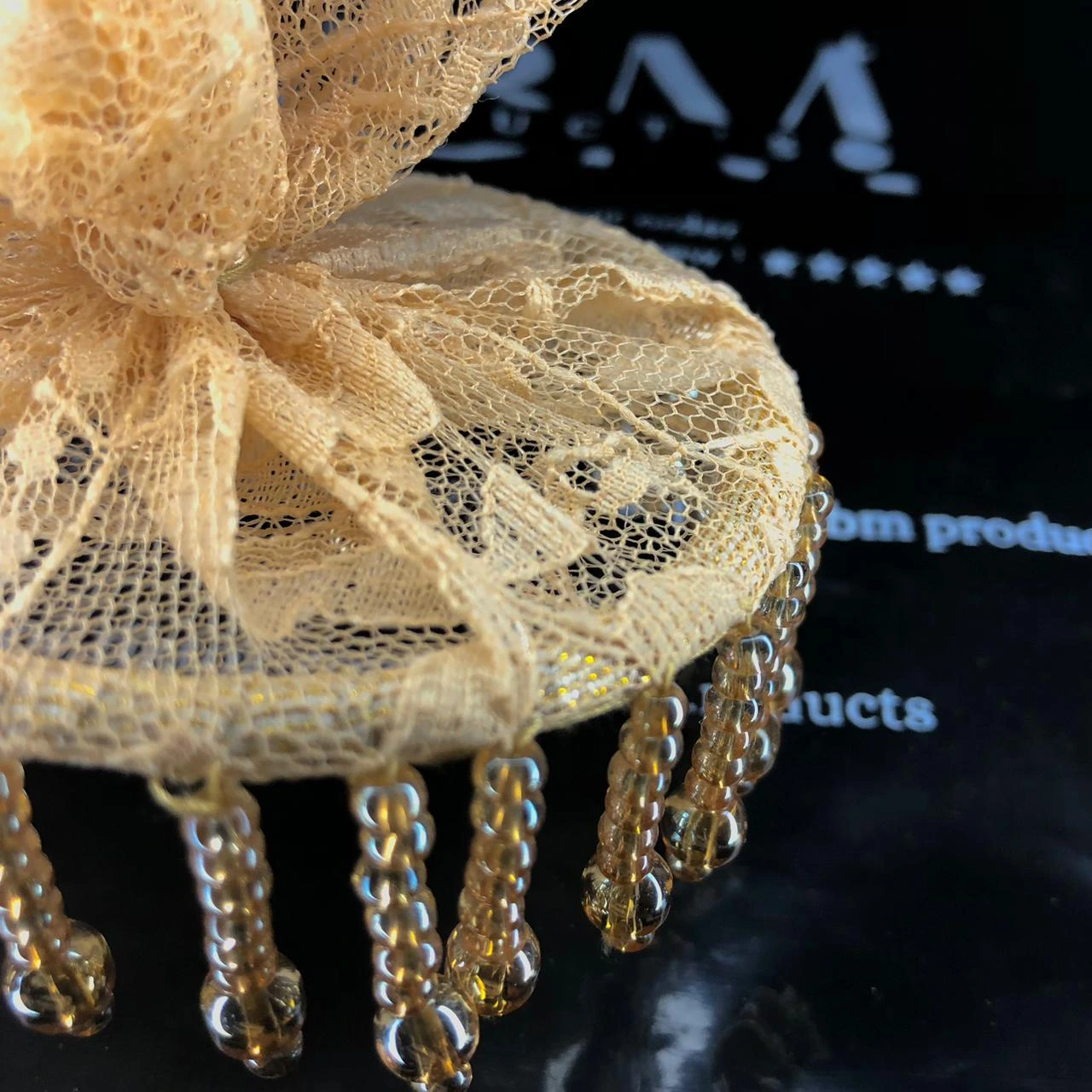 Handmade Net Cover for Jug & Glass - Image 3