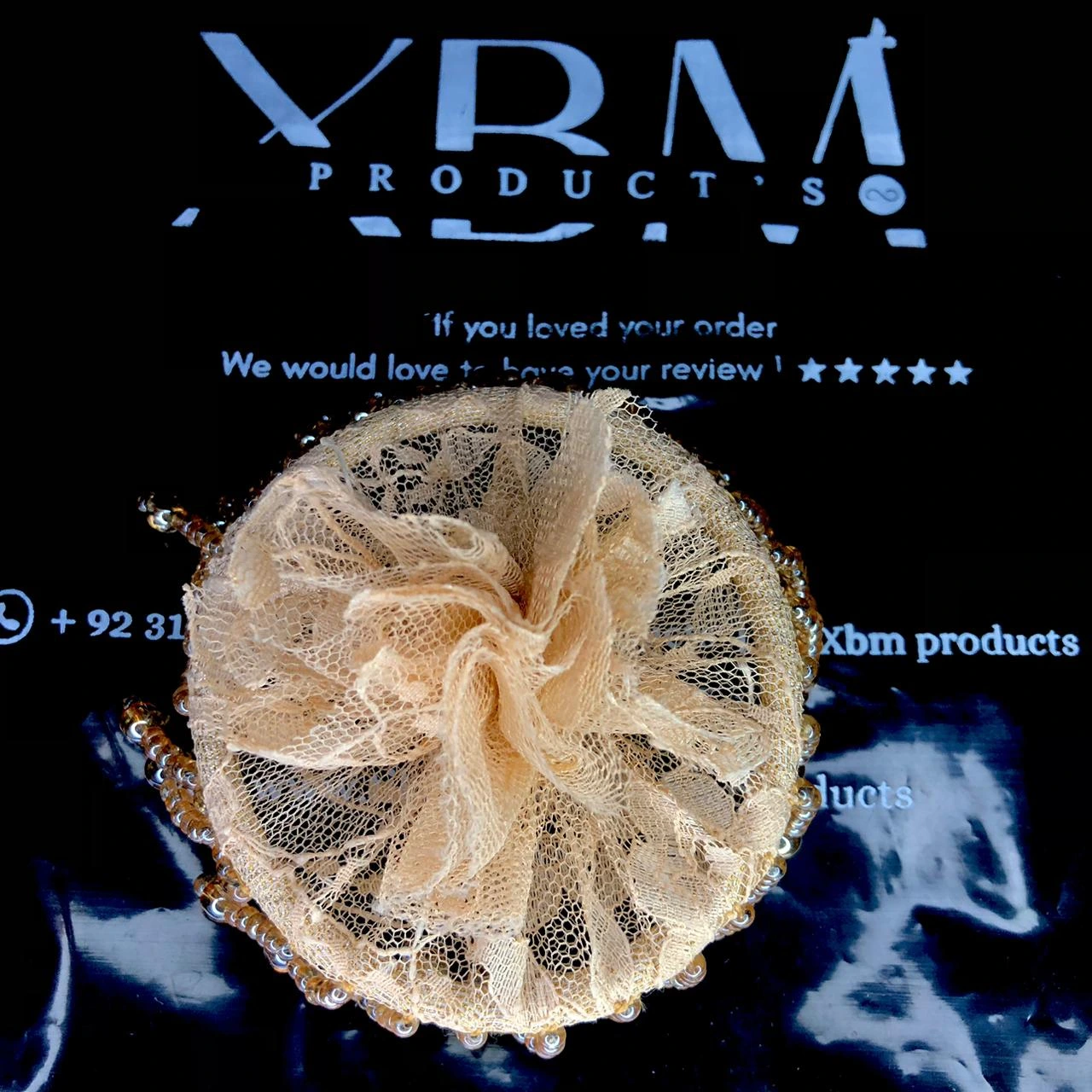 Handmade Net Cover for Jug & Glass - Image 5