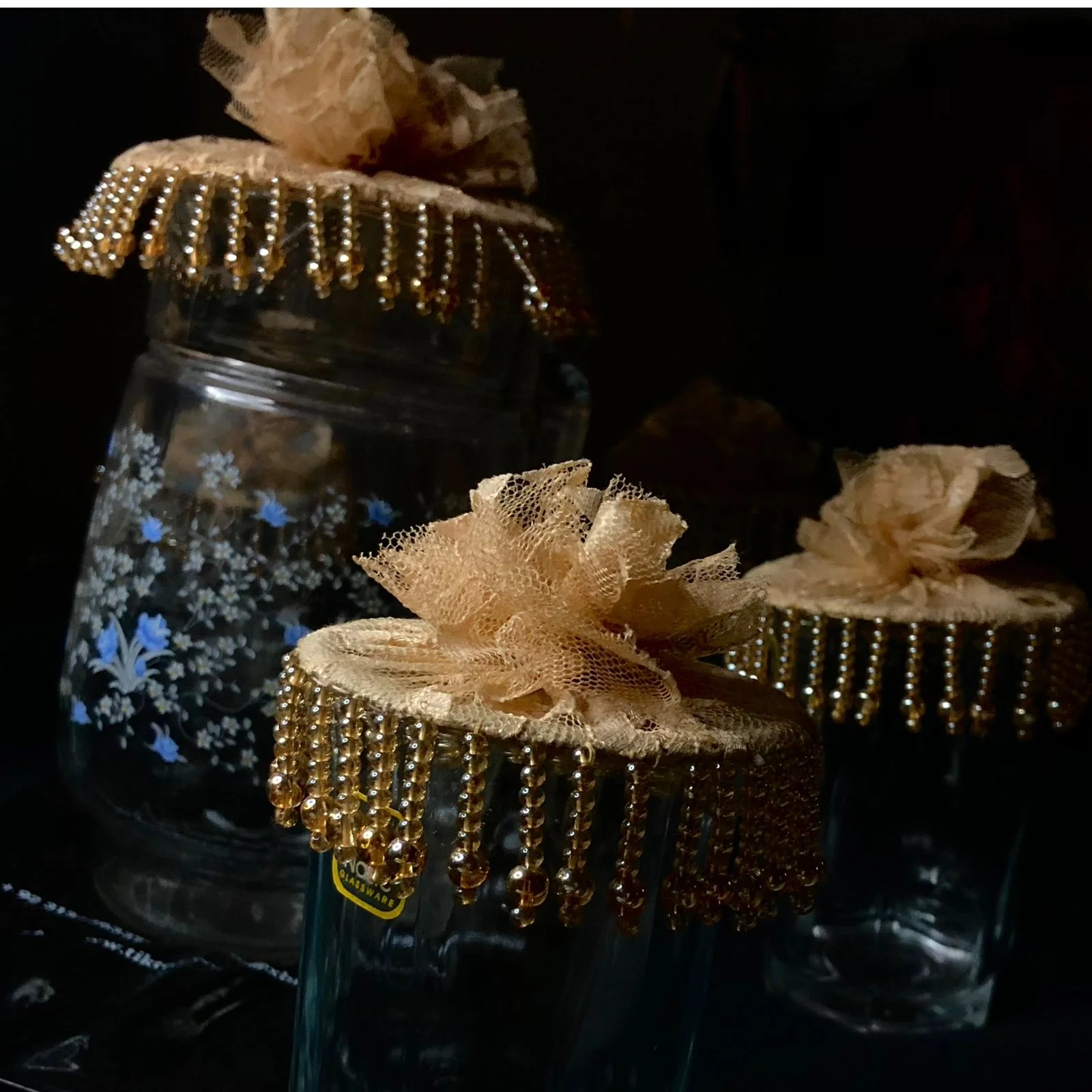 Handmade Net Cover for Jug & Glass - Image 6