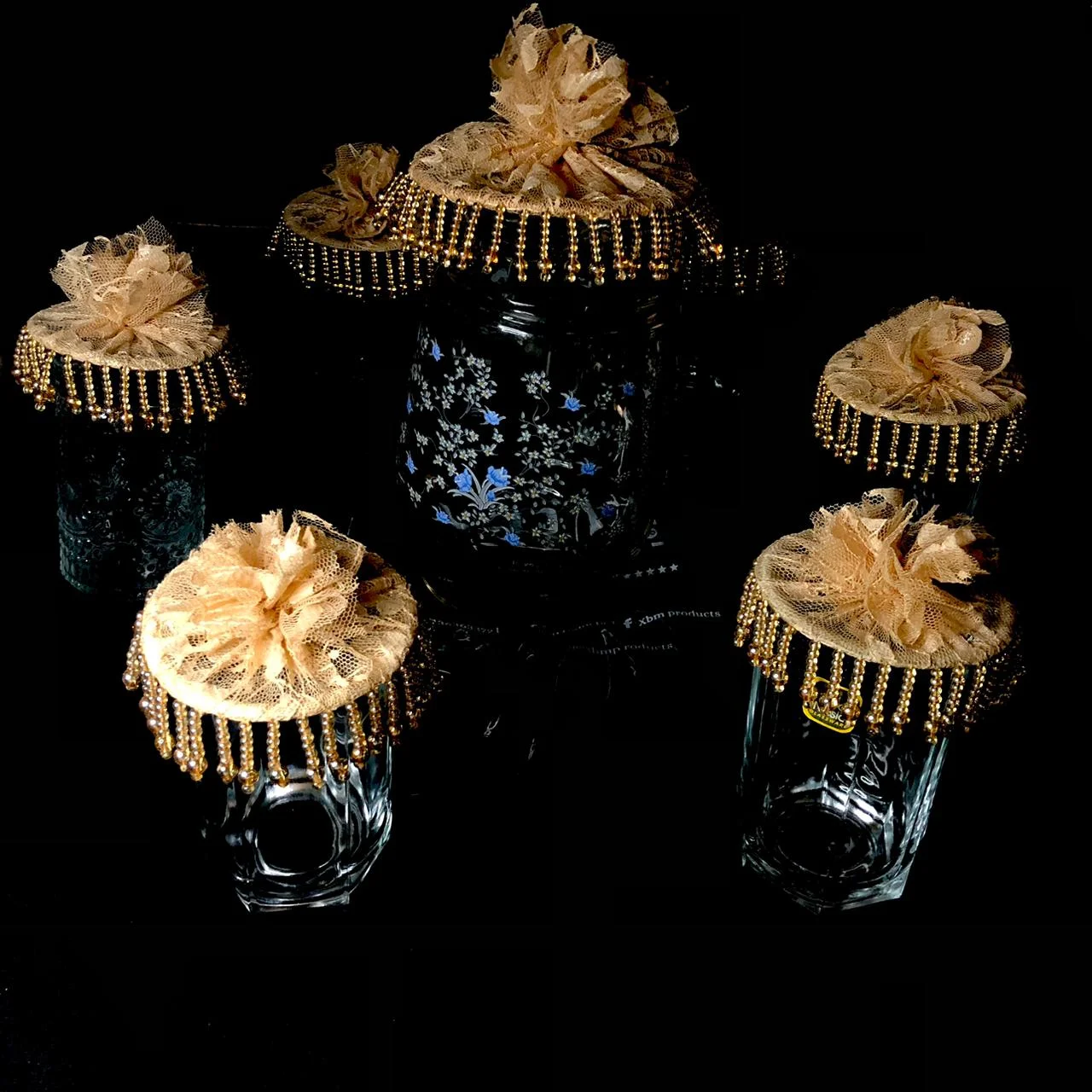 Handmade Net Cover for Jug & Glass - Image 8