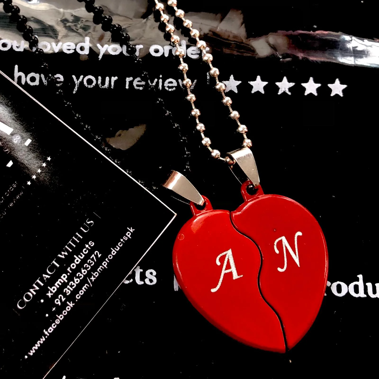 Engraved Heart Split Locket - Image 7