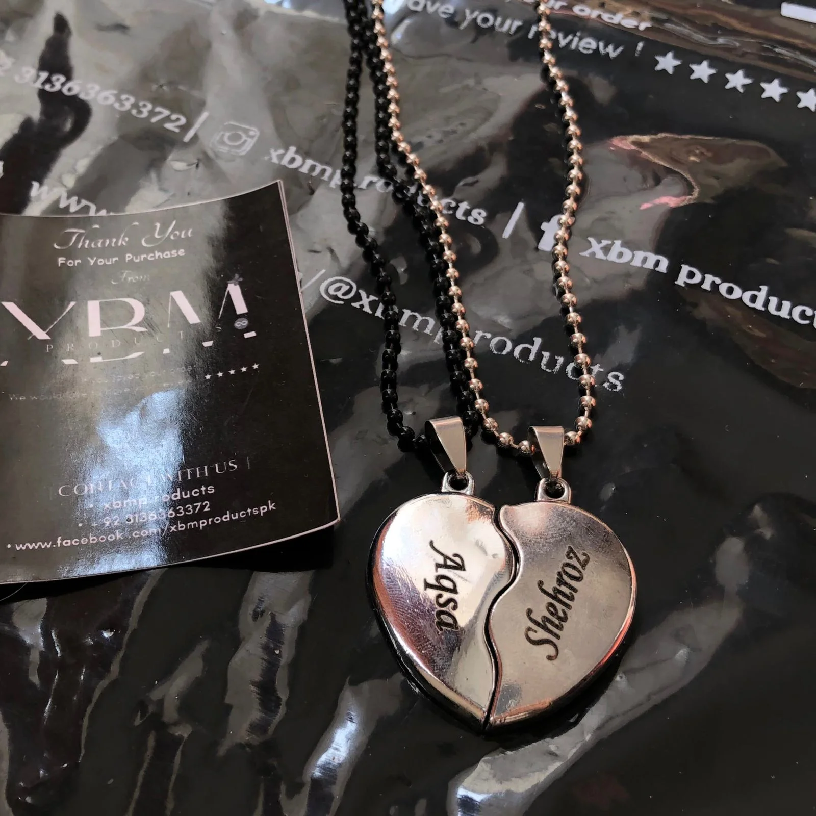 Engraved Heart Split Locket - Image 4