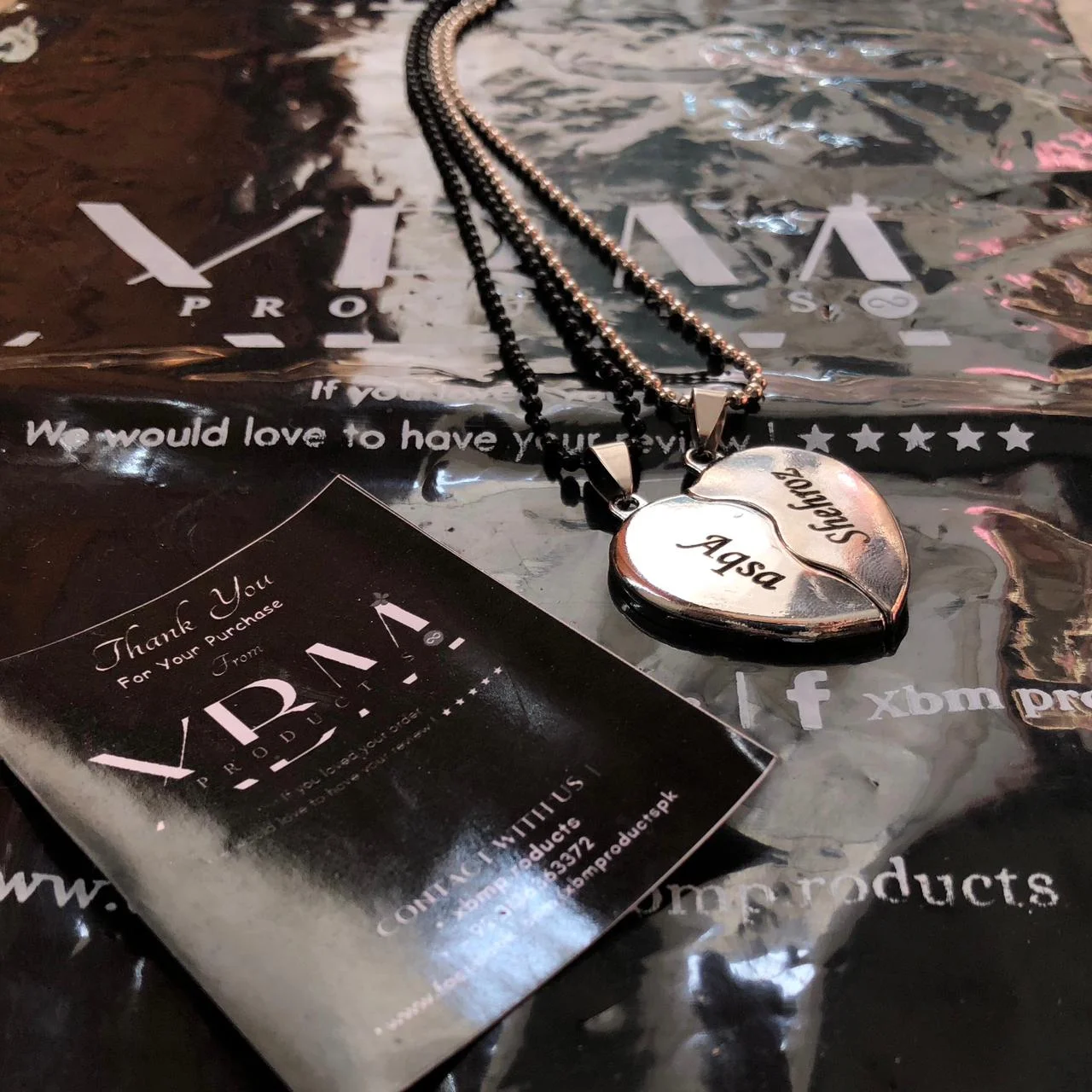 Engraved Heart Split Locket - Image 5