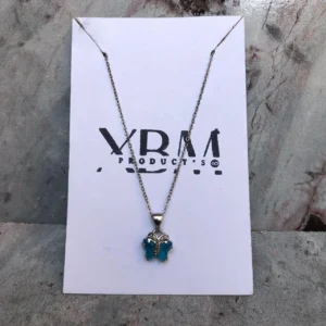 18KGP Blue Stone Butterfly pendant