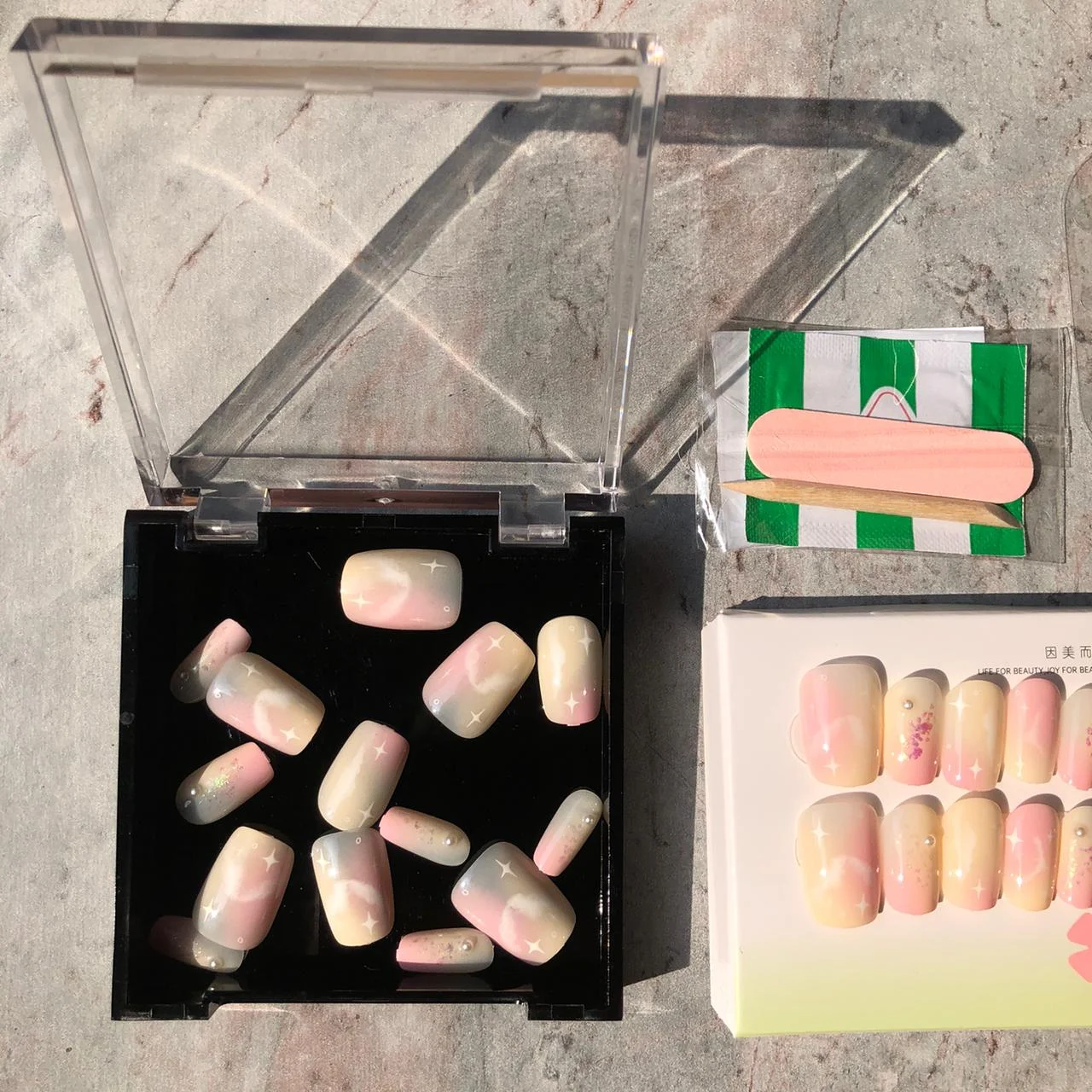 Imported Korean Nails with Proper Kit