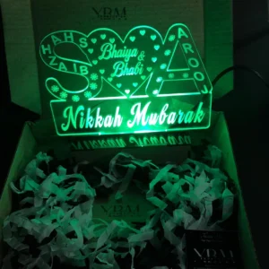 Personalized 3D LED Lamp